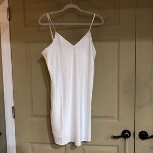 Ladies silky slip/nighty lingerie white-M/L SEXY